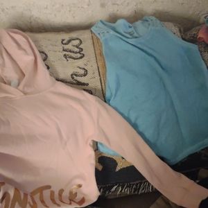 Justice hoodie and tank top
